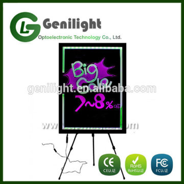 60*40cm Flashing Illuminated Erasable Neon LED Message Writing Board Menu Sign