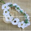 2016 Großhandel Blumen Stirnband Blumenkrone für Hochzeit Gänseblümchen Stirnbänder