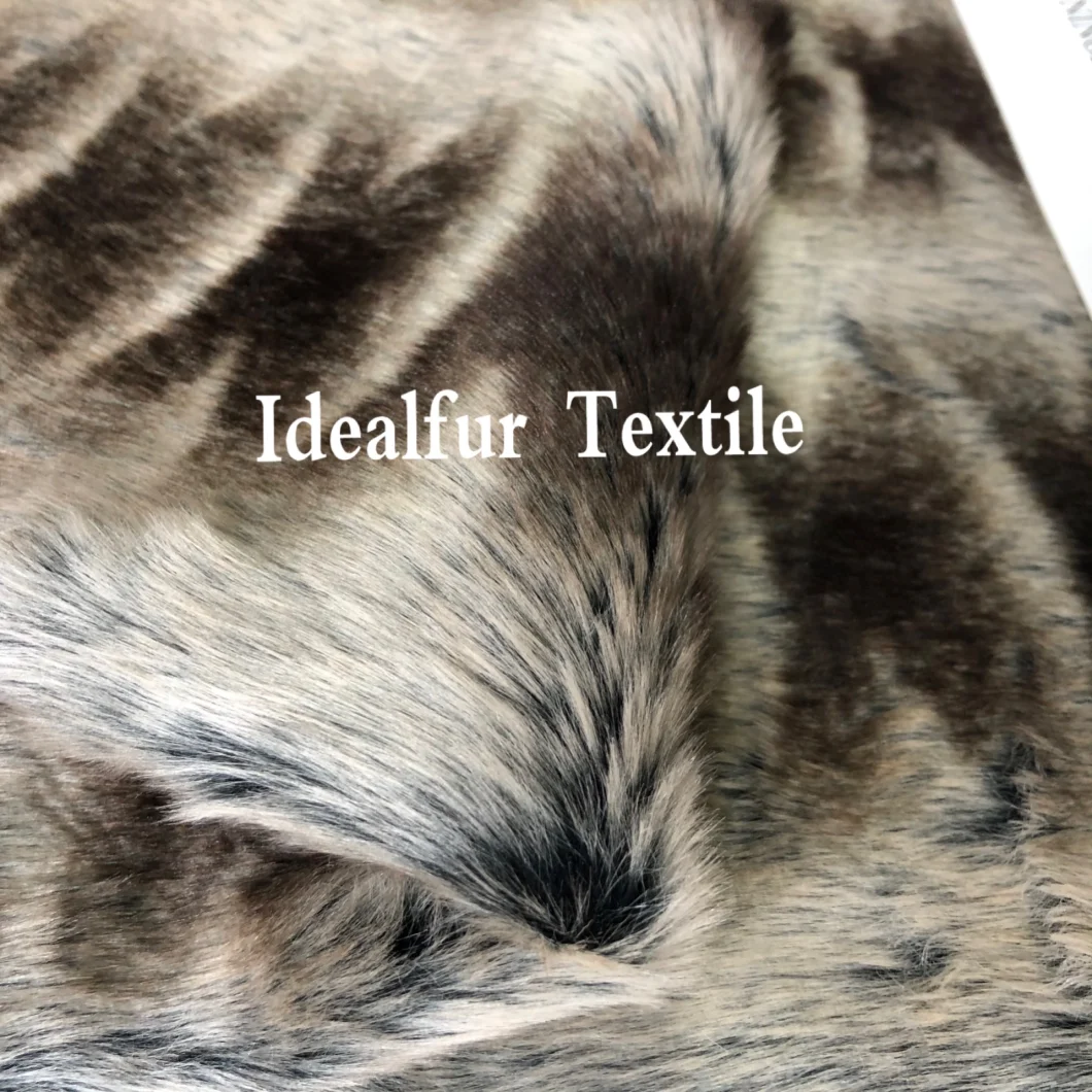 100% Polyester Printing Short Pile Artificial Fur