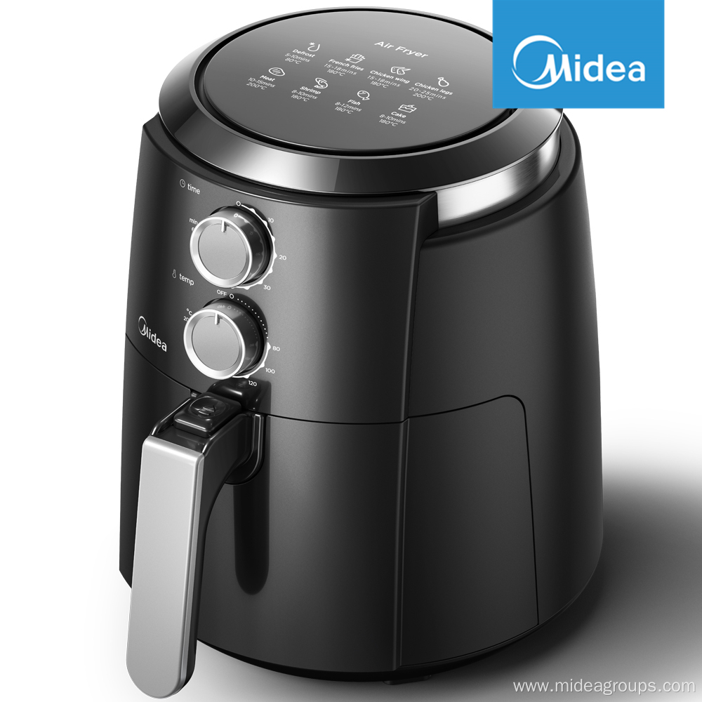 Midea 3.5L GourmetCrispy Air Fryer, crisp, recipe, non-stick frying basket, healthy frying, oil-free