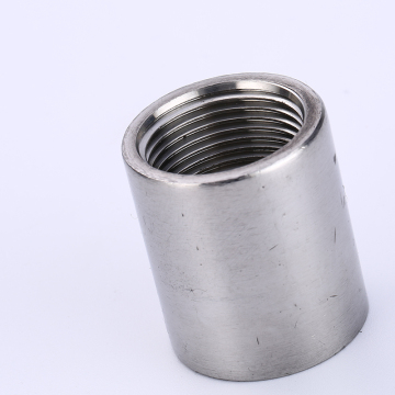 stainless steel polished female thread bsp pipe socket