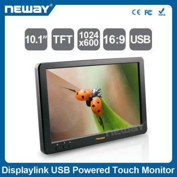 Factory 10.1 inch Touch Screen Monitor with Touch TV Function