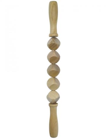 Health care wood roller massager for body