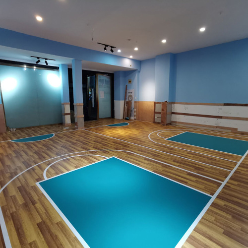 Basketbalveldvloeren indoor esdoorn houten kleur