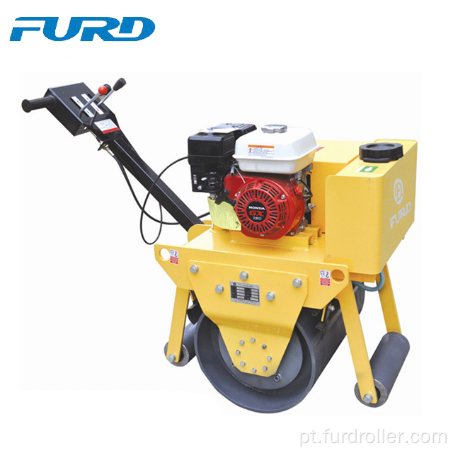 Pavimentadora de asfalto de qualidade superior com compactador de solo manual (FYL-600C)