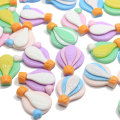 Flat Back Hot Air Balloon Shaped Resin cabochon Handgemaakte ambachten Decor Kralen Charms Telefoon Shell Decoratie Spacer