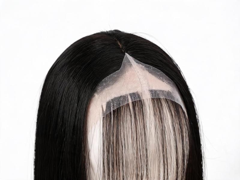 Natural Black Straight Lace Front Wig 100% Human Hair