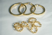 pvd coating 24K gold imitation jewellery