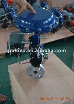 Pneumatic regulating valve water flow control valve
