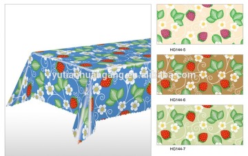 cheap plastic tablecloth rolls vinyl flannel back tablecloth