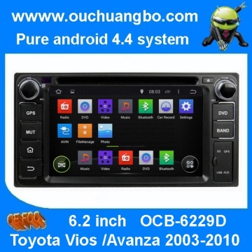 Ouchuangbo Car Navigation Android 4.4 Toyota Vios Avanza 2003-2010 DVD Audio Stereo System