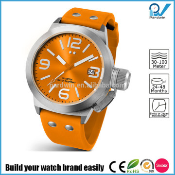Watch companies 10atm water resistant mens watches custom logo