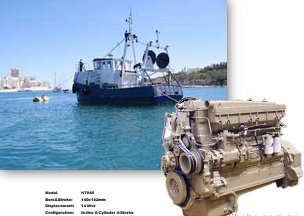 CUMMINS MOTOR MARINHO NTA855-M350