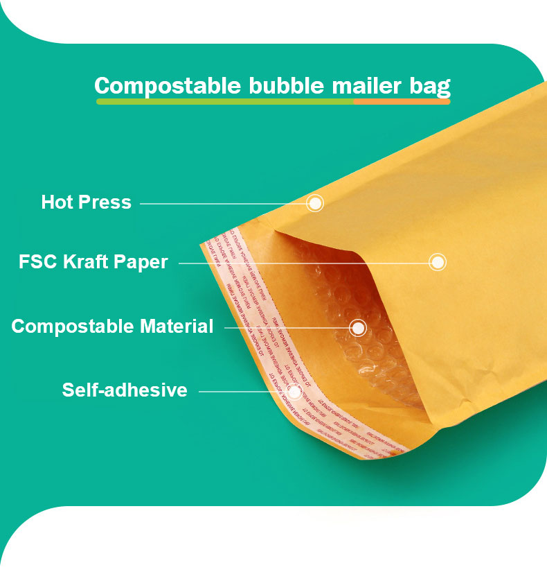 Compostable Bubble Mail Bag