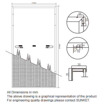 mono solar panel 505W for pv system