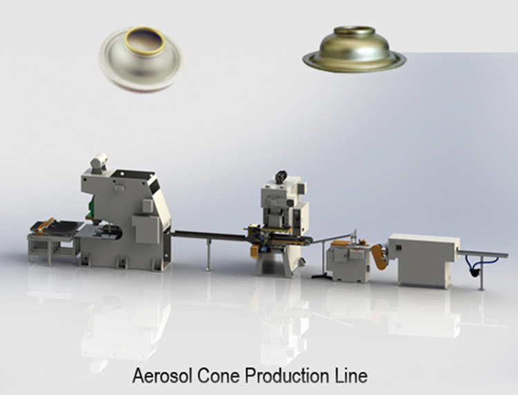 Aerossol de aerossol de purificador de ar pode dominar a máquina de fabricação de tampa inferior