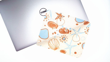 silicon dots microfiber mouse pad screen cloth