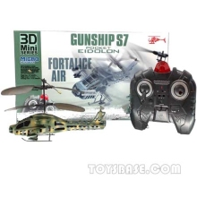 R C Helicopter : 3 Channel R/C Mini Helicopter - Apache 1822C -1 (RPC68342)