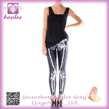 Latex Design Fashion Skeleton Leggings Manufacturers