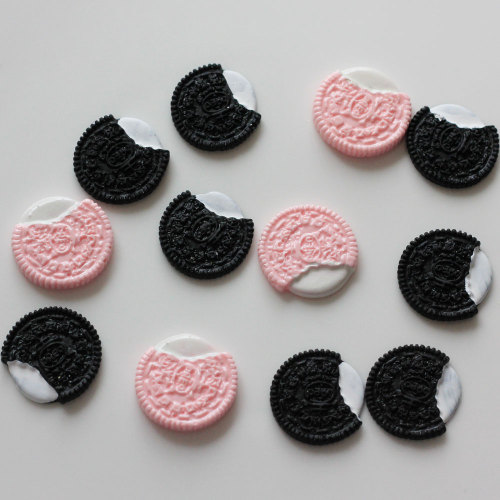 Résine Sweet Cookies Flatback Cabochon Biscuits Scrapbooking Pour Dollhouse Cuisine Jouet Accessoires