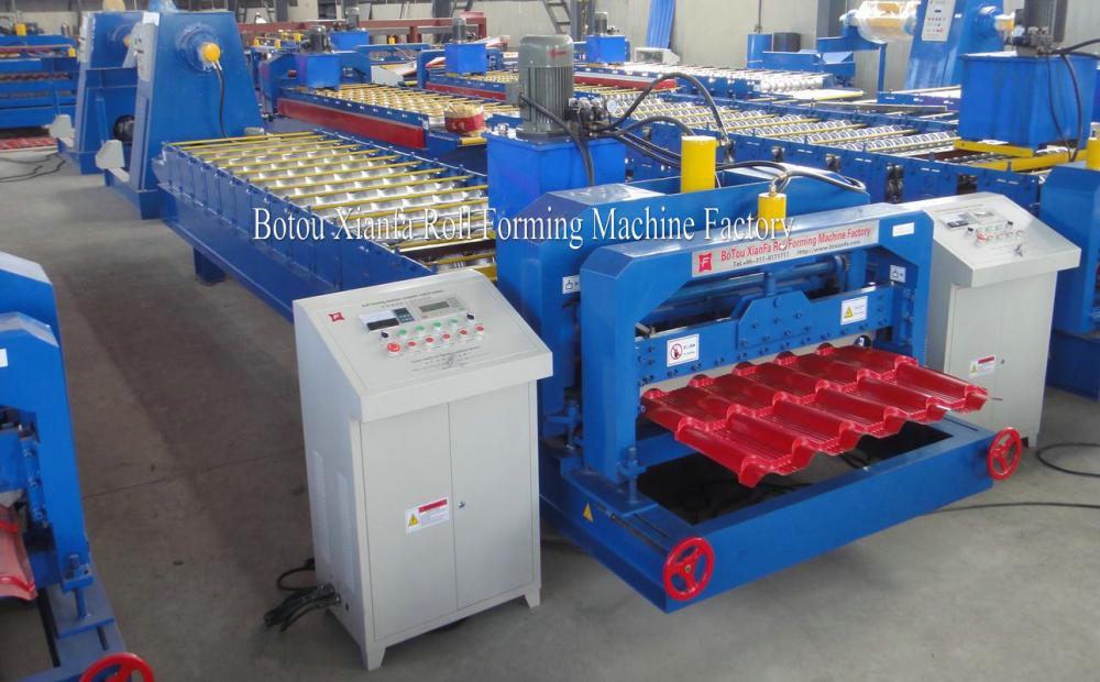 Color Steel Metal Roofing Sheet Roll Forming Machines