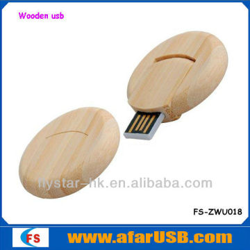 Round Wooden USB usb flash disk 32GB 16GB 8GB unique flash drive