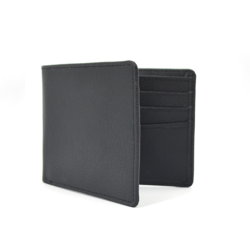 2020 Men Blank Sublimation Black PU Leather Wallet