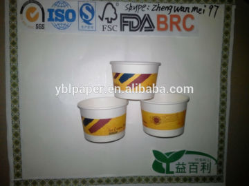 6oz Frozen Yogurt Paper Cups