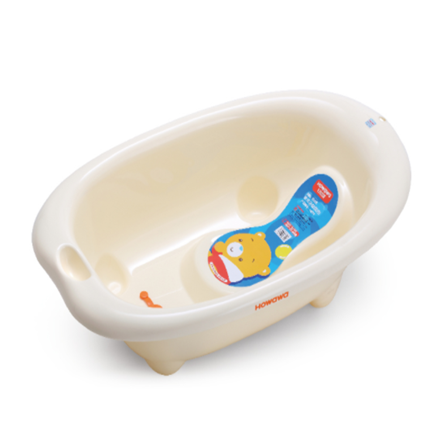 H8314 plastmasas bērnu vanna ar balstu vannai