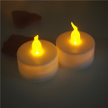 Velas tealight LED sem chamas falsas realistas com bateria