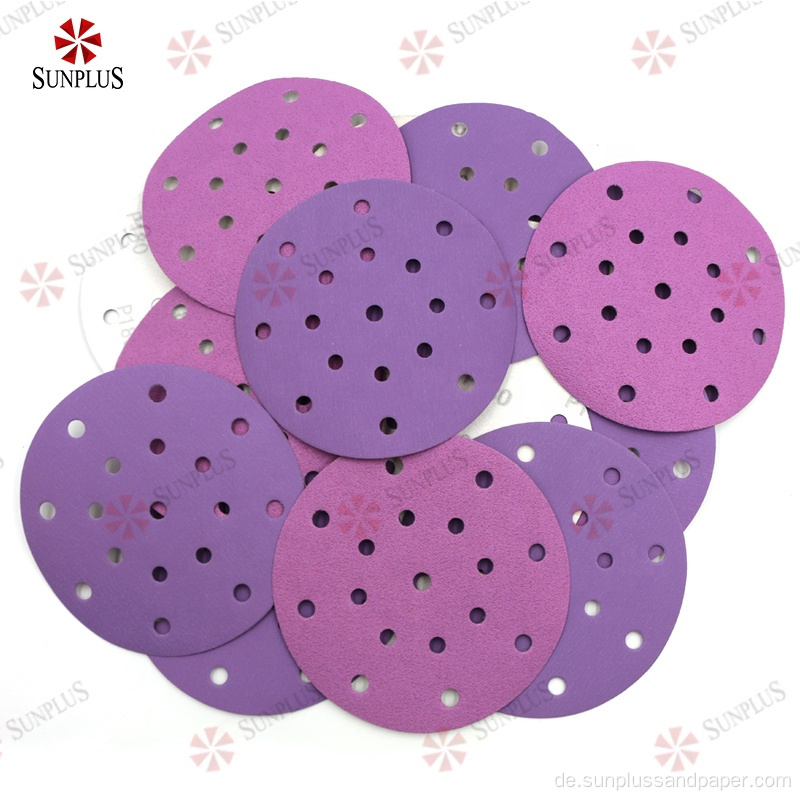 Sunplus Purple Ceramic Haken und Schleifensandpapier