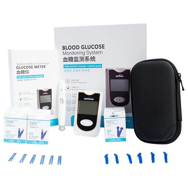 Medidor de glicose no sangue - kit de monitor de glicose