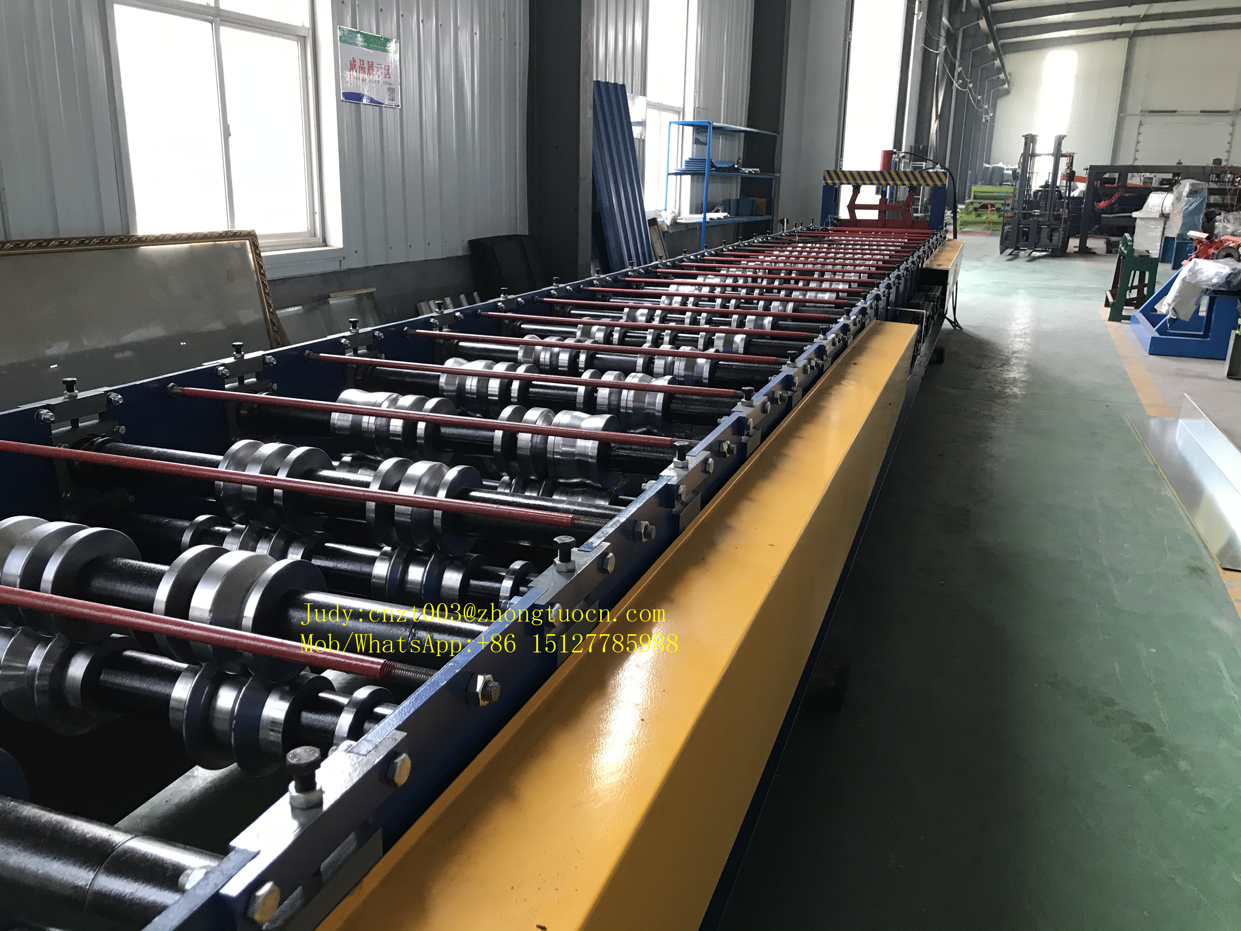 Steel deck roll forming machine for villa house