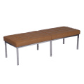 Classic Florence Knoll Leather Bench