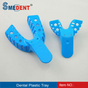 Disposable plastic dental instruments tray