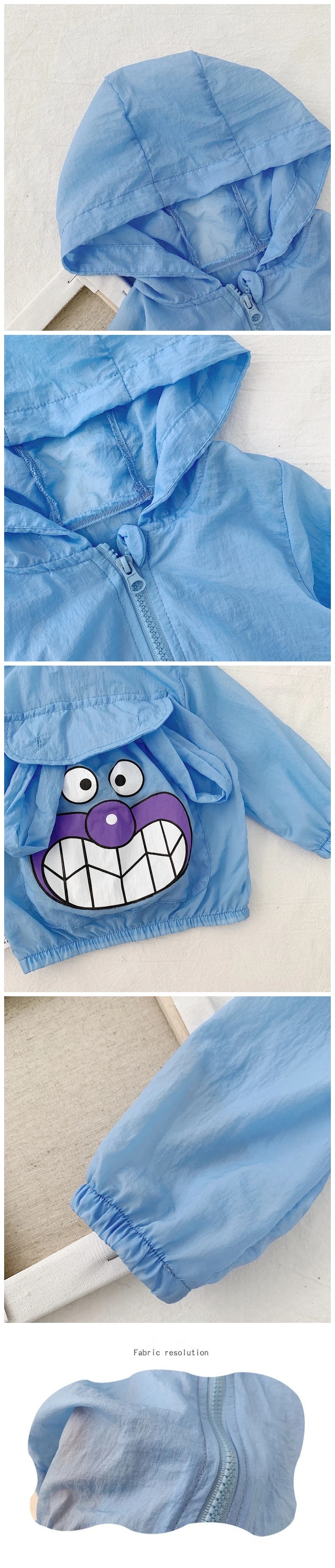 Wholesale Kids Summer Sunscreen Clothes Air Conditioned Shirt Becomes Cartoon Backpack Kids Jacket