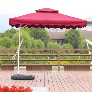 Practical outdoor side umbrella