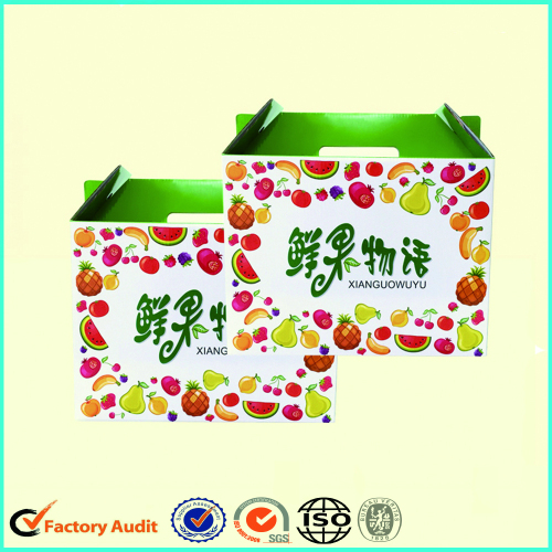 Fruit Packaging Corrugated Carton Box Apples