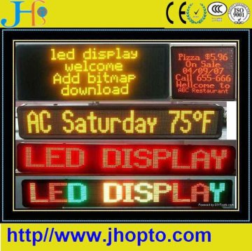 256x256 full color outdoor led moving message display boards