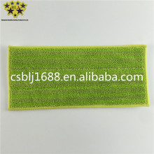Green Color Microfiber Bath Refill Mop Pads Twist Pile Cloth Floor Cleaning Mop Heads