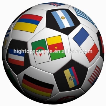 soccer ball with flags printing, football for country