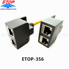 RJ45 জ্যাক নেটওয়ার্ক ল্যান প্যাচ নেট কেবল