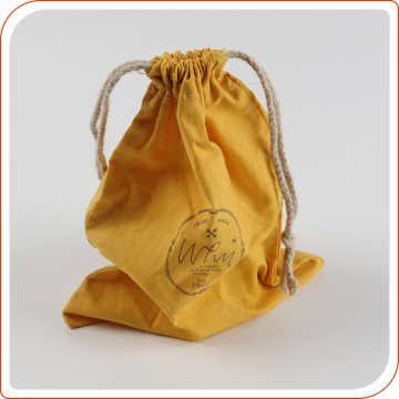 Muslin cotton drawstring bag pack mini gift wholesale price