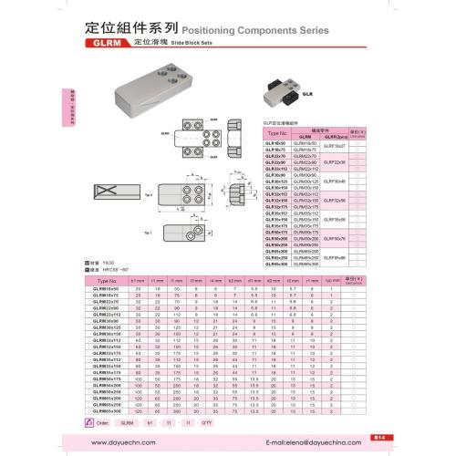 Injection Mold System Positionering Slider