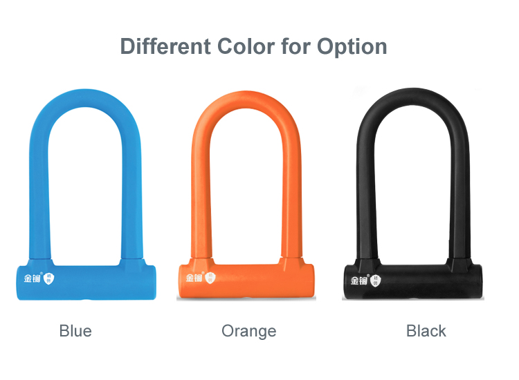 16 mm schwere Sicherheit U Sperre 6.3x8.2x1.25 Zoll Schweren Fahrradkombination U -Sperre für Fahrrad -Elektro -Roller -Motorräder