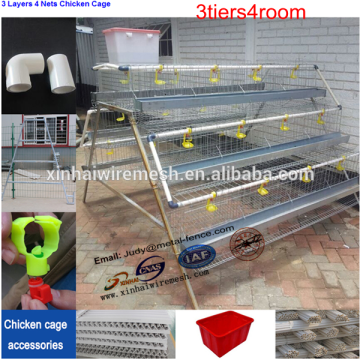 Automatic manure removal A type whole poultry farming equipment for poultry house