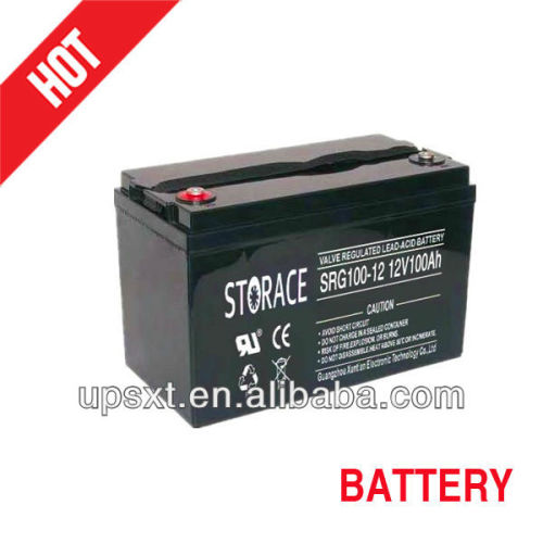 solar battery 12v 100ah battery gel