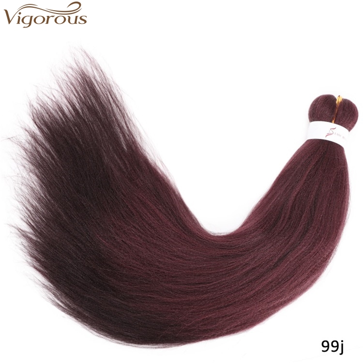 Vigorous Pre-stretched Ombre E Z Braiding Hair EXtensions Synthetic Hair 26 Inches Yaki Easy Braids Twist Hair for African