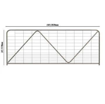 Hot dipped galvanized farm fence and gate