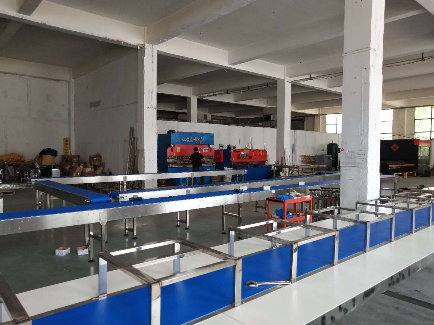 Customized Multi-purpose Plastic Table/Flat Top Chain Conveyor